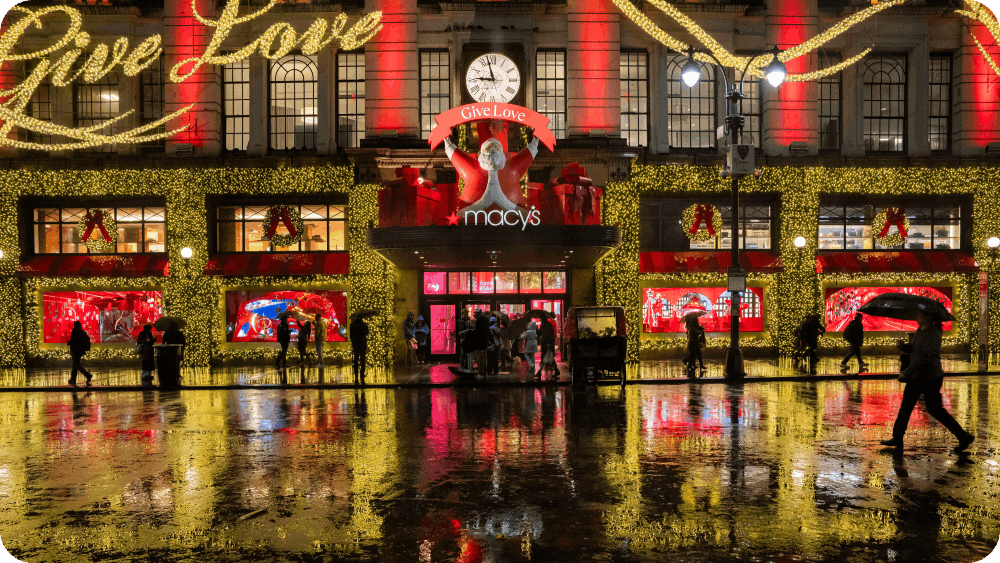 Best Places to Visit in December for Festive Fun Macy’s iconic holiday windows in New York City captivate visitors with vibrant lights, festive displays, and magical seasonal themes.